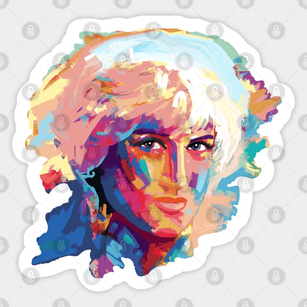 diana Sticker by mailsoncello